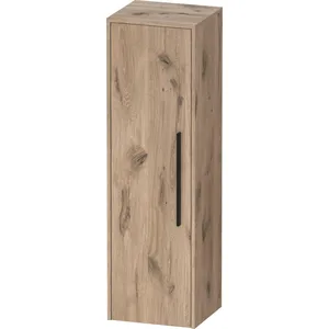 Duravit, Armoire de salle de bain, D-Code Armoire mi-haute, 1 porte avec butée à gauche, 400x360x1320mm, avec poignée (40 x 36 x 132 cm)