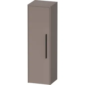 Duravit, Armoire de salle de bain, D-Code Armoire mi-haute, 1 porte avec butée à gauche, 400x360x1320mm, avec poignée (40 x 36 x 132 cm)