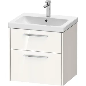 Duravit, Meuble sous-lavabo, D-Code Meuble sous-lavabo, 1 tiroir, 584x460mm, découpe siphon, avec poignée (58.40 x 46 x 55.50 cm)