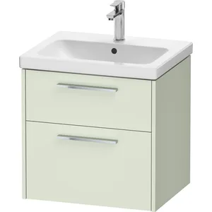 Duravit, Meuble sous-lavabo, D-Code Meuble sous-lavabo, 1 tiroir, 584x460mm, découpe siphon, avec poignée (62 x 55 x 70 cm)
