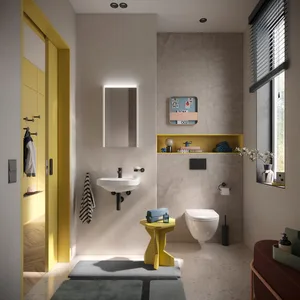 Duravit, Miroir, D-Code miroir, champ lumineux LED en haut, 400x700mm, interrupteur externe nécessaire, 3 W (40 x 70 cm) pas cher