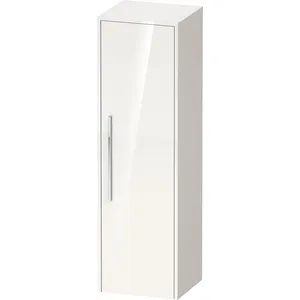 Duravit, Armoire de salle de bain, D-Code Armoire mi-haute, 1 porte avec butée à droite, 400x360x1320mm, avec poignée (40 x 36 x 132 cm)