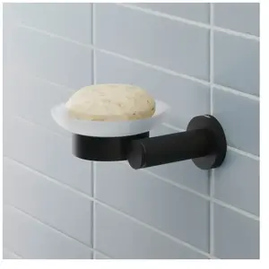 Duravit, Distributeur de savon + porte-savon, Porte-savon D-Code, suspendu, gauche pas cher