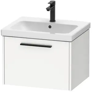 Duravit, Meuble sous-lavabo, D-Code bâti-support pour lavabo, 1 tiroir, 584x460mm, avec poignée (58.40 x 46 x 40 cm)