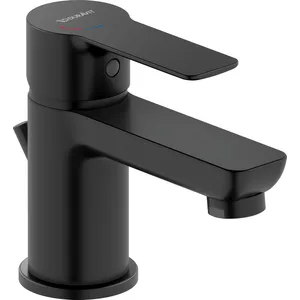 Duravit, Robinetterie de salle de bains, D-Code Mitigeur monocommandé pour lavabo S FreshStart et Minusflow, avec garniture d'écoul