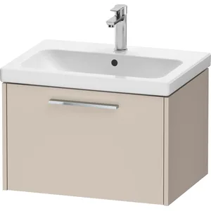 Duravit, Meuble sous-lavabo, D-Code bâti-support pour lavabo, 1 tiroir, 634x460mm, avec poignée (63.40 x 46 x 40 cm)