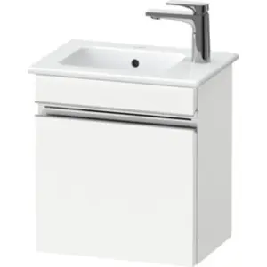 Duravit, Meuble sous-lavabo, Sivida bâti-support pour lavabo, charnières à gauche, poignée profilée chromée, 400x28 (40 x 28.70 x 44.30 cm) pas cher