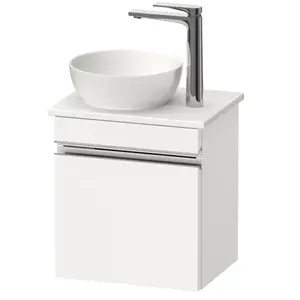 Duravit, Console de lavabo, Sivida Meuble sous-lavabo sur console, charnières à gauche, poignée profilée chromée, 4