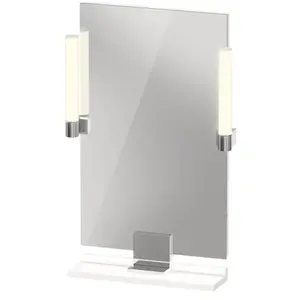 Duravit, Miroir, Sivida miroir, chrome, 450x36x650mm, éclairage à poser, interrupteur à détecteur, raccor (45 x 65 cm) pas cher