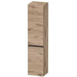 Duravit, Armoire de salle de bain, Sivida Armoire haute, poignée noire diamantée mat, charnières à gauche, 2 portes, 400x37 (40 x 37.40 x 144 cm) pas cher