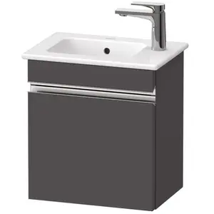 Duravit, Meuble sous-lavabo, Sivida bâti-support pour lavabo, charnières à gauche, poignée profilée chromée, 400x28 (40 x 28.70 x 44.30 cm) pas cher