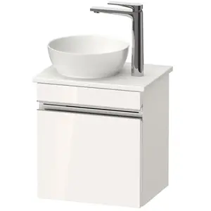 Duravit, Console de lavabo, Sivida Meuble sous-lavabo sur console, charnières à droite, poignée profilée chromée, 4