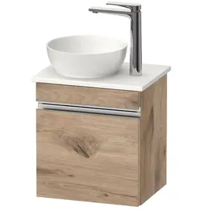 Duravit, Console de lavabo, Sivida Meuble sous-lavabo sur console, charnières à gauche, poignée profilée chromée, 4