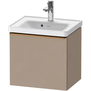 Duravit, Meuble sous-lavabo, D-Neo bâti-support lavabo suspendu, 484x440x372mm, 1 tiroir, avec poignée bronze brossé (48.40 x 37.20 x 44 cm)