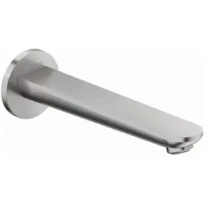 Bec bain déverseur douche DURAVIT Wave inox brossé - Bec déverseur - Noir - Laiton - Mural