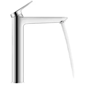 Mitigeur lavabo - DURAVIT - Wave XL - Monotrou - Laiton - Chromé brillant pas cher