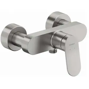 Mitigeur de douche mécanique DURAVIT Wave inox brossé pas cher