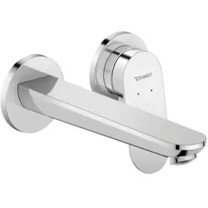 Mitigeur lavabo encastré DURAVIT Wave chromé brillant pas cher