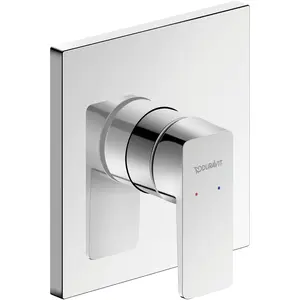 Duravit, Robinetterie de salle de bains, Manhattan Set de mitigeurs encastrés, 1 consommateur, chrome, MH4210007010 pas cher