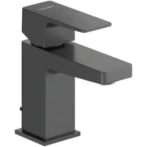 Duravit Manhattan - Wastafelkraan met afvoer, mat zwart MH1010001046 pas cher