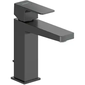Duravit Manhattan - Wastafelkraan met afvoer, mat zwart MH1020001046 pas cher