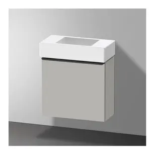 Duravit, Meuble sous-lavabo, D-Neo, sous-lavabo en console suspendu, 484x440x222mm, 1 portes, charnières à droite, avec poignée (48.40 x 22.20 x 44 cm) pas cher
