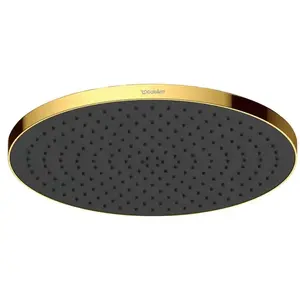 Duravit, Pommeau de douche, Kopfbrause 1 jet, 230, MinusFlow gold poli... pas cher