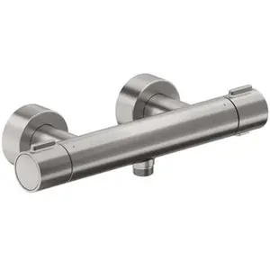 Mitigeur de douche thermostatique - DURAVIT - 1000 - Inox brossé - Sécurité 38°C - Installation facile pas cher