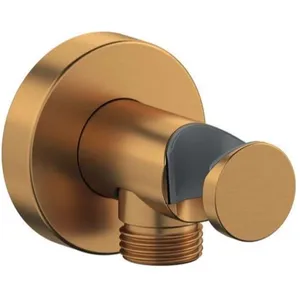 Duravit Toebehoren - Wandaansluitbocht met houder, geborsteld brons UV... pas cher