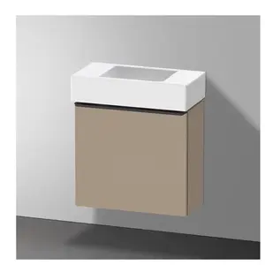 Duravit, Meuble sous-lavabo, D-Neo, sous-lavabo en console suspendu, 484x440x222mm, 1 portes, charnières à gauche, avec poignée (48.40 x 22.20 x 44 cm) pas cher