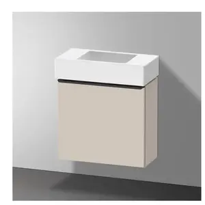 Duravit, Meuble sous-lavabo, D-Neo, sous-lavabo en console suspendu, 484x440x222mm, 1 portes, charnières à gauche, avec poignée (48.40 x 22.20 x 44 cm) pas cher