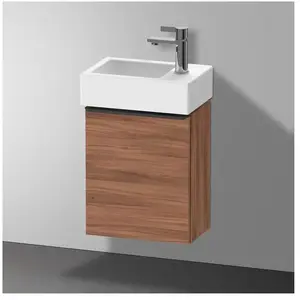 Duravit, Meuble sous-lavabo, D-Neo, sous-lavabo en console suspendu, 364x440x222mm, 1 portes, charnières à gauche, avec poignée (36.40 x 22.20 x 44 cm) pas cher