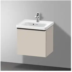 Duravit, Meuble sous-lavabo, D-Neo bâti-support lavabo suspendu, 484x440x372mm, 1 tiroir, avec poignée diamant noir (48.40 x 37.20 x 44 cm)