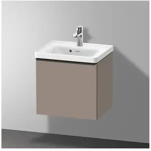 Duravit, Meuble sous-lavabo, D-Neo bâti-support lavabo suspendu, 484x440x372mm, 1 tiroir, avec poignée diamant noir (48.40 x 37.20 x 44 cm)