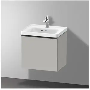 Duravit, Meuble sous-lavabo, D-Neo bâti-support lavabo suspendu, 484x440x372mm, 1 tiroir, avec poignée diamant noir (48.40 x 37.20 x 44 cm)