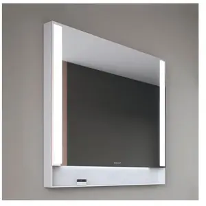 Duravit, Miroir, Qatego miroir, 800x65x750mm, champs lumineux latéraux, intensité lumineuse variable (80 x 75 cm) pas cher