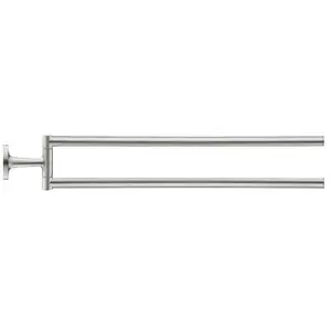 Duravit, Porte-serviettes + crochets pour serviettes, Porte-serviettes Starck T, à deux bras, 009941 pas cher