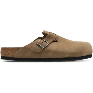 Birkenstock Sandales Boston Suede Leather pas cher
