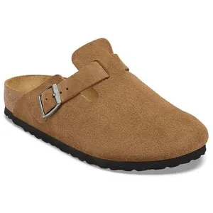 Birkenstock Sandales Boston Suede Leather pas cher