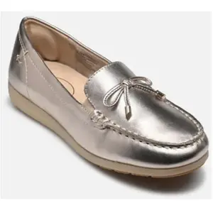 Mocassins Cuir Tamaris - Or clair pas cher