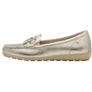 Mocassins Cuir Tamaris - Or clair pas cher