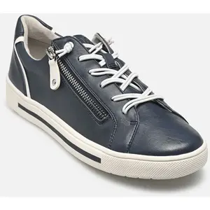 Basket à Lacets Jana - Navy pas cher