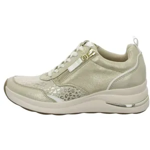 Basket Cuir Tamaris - Beige-Glam