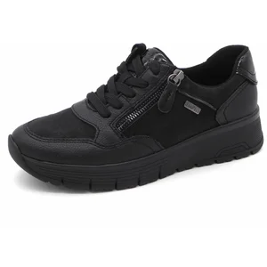 Basket Basse à Lacets Jana - Noir Uni pas cher