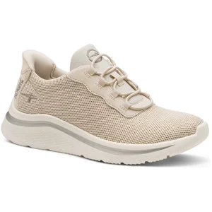 Basket Basse Cuir Tamaris Comfort - Ivoire pas cher