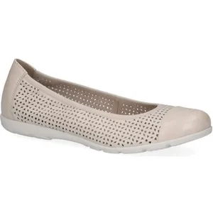 Ballerines - Caprice - BALLERINAS - Cuir - Femme - Beige pas cher