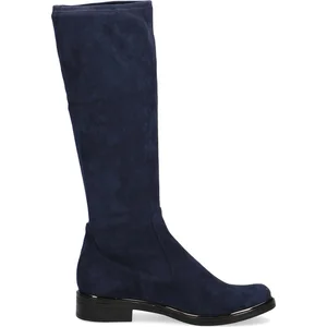 CAPRICE Damen Hohe Stiefel ohne Absatz Kniehoch Vegan, Blau (Ocean Stretch), 38 EU pas cher