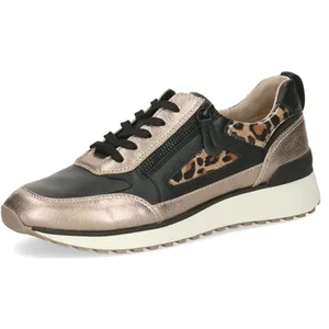 Caprice Baskets pour femme 9-23702-45 Taupe/noir Taille 39 EU, Noir ta...