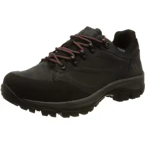 Jack Wolfskin Chaussures de marche unisexe Rebellion Texapore Low W, gris/rouge, 37 EU pas cher