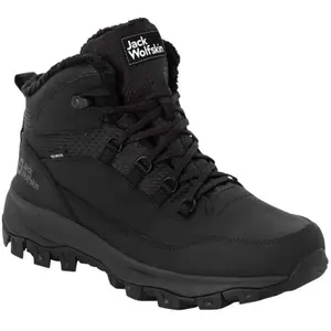 Chaussures de marche Jack Wolfskin Everquest Texaporeid Mid Noir 44 pas cher